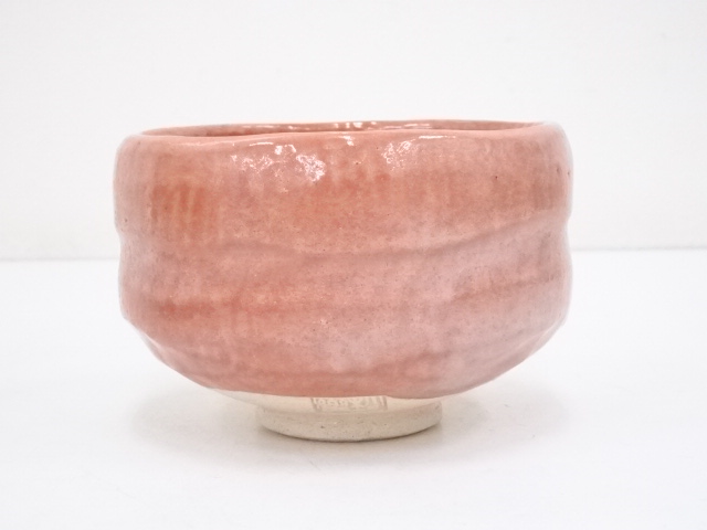 道具 ] - 道具 佐々木松楽造 赤楽茶碗（銘：松籟）（前大徳福本積應